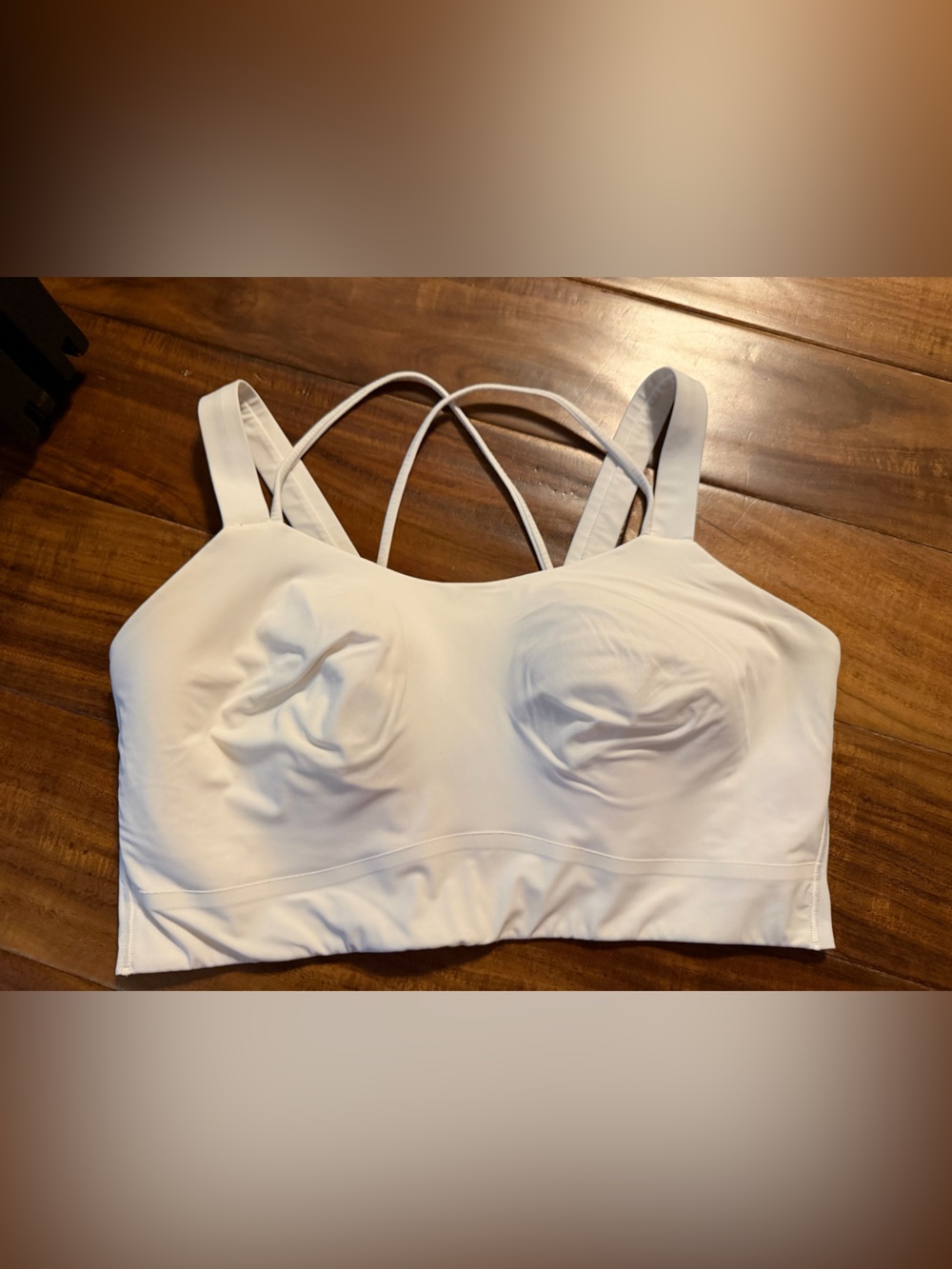 Like a Cloud Longline Bra *Light :
Support, D/DD Cup -White -  size 12